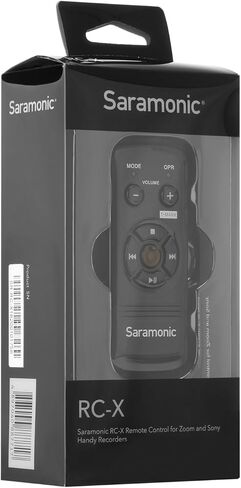 جهاز التحكم عن بعد السلكي المضاد للاهتزاز من سارامونيك RC-X لإصدار Zoom ومسجل Sony مفيد للتكبير H6، H5، H4n Pro، H2n، وSony PCM-M10، PCM-D50، PCM-D100 المسجلات الرقمية المحمولة in Kuwait