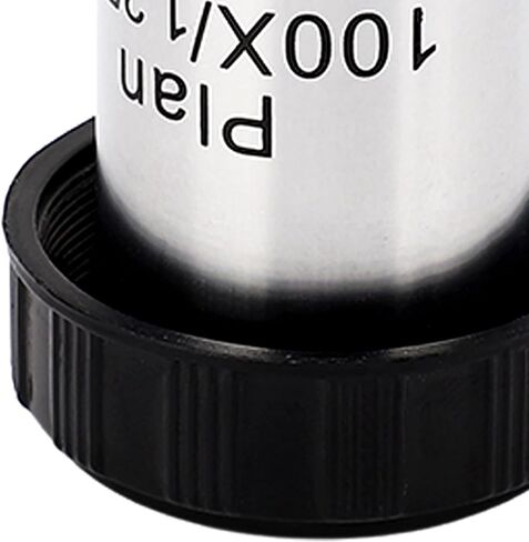 Kadimendium Infinite Objective Lens عالية النفاذية 100X مجهر عدسة ملحق للمجاهر البيولوجية المهنية والنحاس والفولاذ المقاوم للصدأ in Kuwait