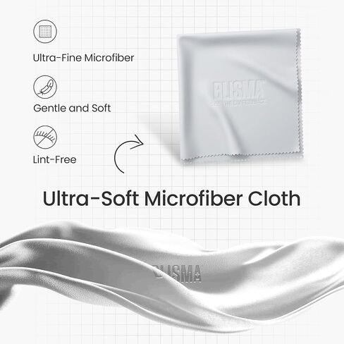 Non-Drip Screen Cleaner 200 ml + Microfiber Cloth & Cleaning Glove – Screen Cleaner for Laptops, Monitors, Smartphones & Tablets – Streak Free, Non-Greasy Formula, Evaporates Instantly – 1 Pack in Kuwait