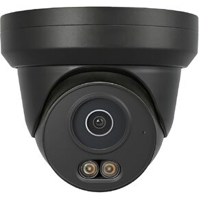 كاميرا UNILOOK 4MP PoE IP، كاميرا IP سلكية للأمان في الهواء الطلق، رؤية ليلية ذكية مزدوجة الألوان 100 قدم، كشف الحركة البشرية بالذكاء الاصطناعي، ميكروفون مدمج، IP66، 2.8 مم، معدن كامل، NDAA (أسود) in Kuwait