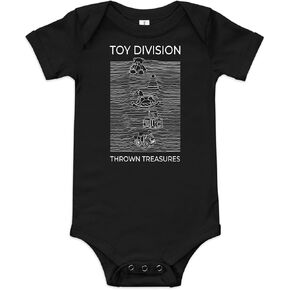 قطعة واحدة للأطفال من TOY DIVISION، قطن 100%، مقاسات 3-24 شهرًا، للأطفال من الجنسين، هدية مثالية للأطفال لمحبي Joy Division in Kuwait