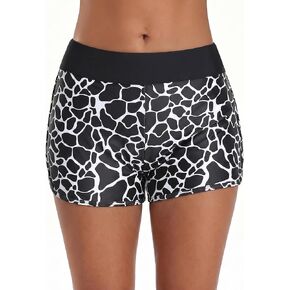 SOCIALA Women's Sporty Swim Shorts Stretchy Board Shorts Boyleg Swim Bottoms in Kuwait