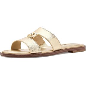 Michael Kors, Womens, Erin Flat Sandals, Pale Gold, 8.5, Medium in Kuwait