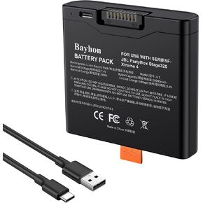 5000mAh 7.2V 36Wh Rechargeable Lithium-ion Spare Battery Compatible with PartyBox Club 120,Perfect Replacement for Battery 200-(1 Pack) in Kuwait