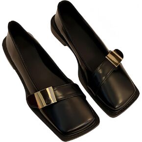 Fashionable Plus-Size Women's Pointed-Toe Design Loafers. Soft and Comfortable Upper. Rubber Anti-Slip Sole. Suitable for All Seasons. Office use. in Kuwait
