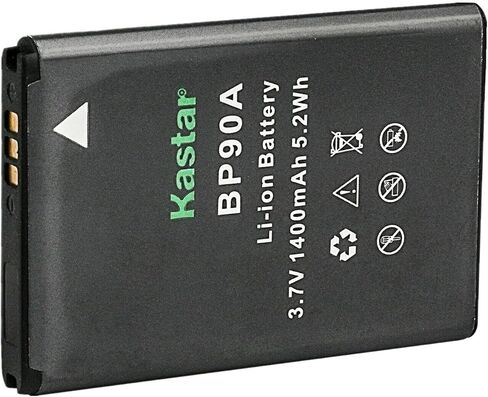 Kastar 4-Pack Battery Replacement for Samsung BP-90A BP90A IA-BP90A Battery, Samsung HMX-E10, HMX-E10WP, HMX-E10BP, HMX-E10OP Digital Cameras in Saudi Arabia