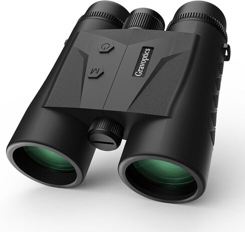 Rangefinder Binoculars for Hunting, 1968 Yard Long Range Laser Rangefinding 10x42mm HD, Fast 0.15s IP65 Waterproof ±0.5m Accuracy Compact Range Finder for Hiking, Golf, Outdoor Adventures in Kuwait