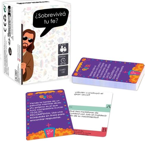 1step2dream Spanish Bible Challenge Game - Interactive Christian Trivia Game for Families & Church Events - Inspiring Religious Catholic Gift in Saudi Arabia