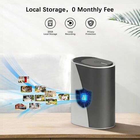 4K Solar Security Cameras Wireless Outdoor with Dual Lens, 4 Cam Kit, No Subscription Fee, Home Security System with Color Night Vision, 2.4/5GHz WiFi, Auto Tracking, Motion Detection,32GB Memory Card in Saudi Arabia