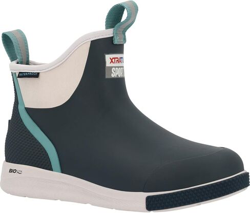 Xtratuf Women's Ankle Deck Boot Sport, Stormy Blue, Size 6(M) in Kuwait