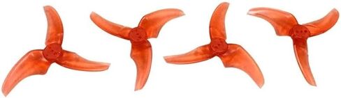 2.5 Inch Props 3 Blades Propellers CW CCW Compatible with 1106 Motor Lipo 3S to 4S Emax Tinyhawk II Freestyle(Black) in Kuwait