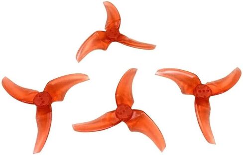 2.5 Inch Props 3 Blades Propellers CW CCW Compatible with 1106 Motor Lipo 3S to 4S Emax Tinyhawk II Freestyle(Black) in Kuwait
