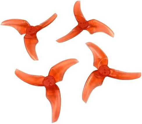 2.5 Inch Props 3 Blades Propellers CW CCW Compatible with 1106 Motor Lipo 3S to 4S Emax Tinyhawk II Freestyle(Black) in Kuwait