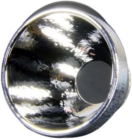 1Piece S5 20mm Aluminum Smooth Reflector Flashlight Reflective Cup Orange Peel OP SMO Optional Heigt 15mm LED Hole 7mm (Color : Orange Peel) in Kuwait