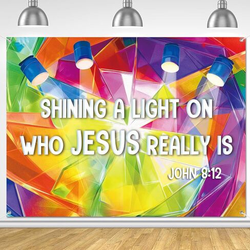 3.6x6ft VBS 2026 Backdrop Vacation Bible School Christian Hanging Banner Decoration Sunday School Religious Bible Verse Photography Background for Church Classroom Prayer Wall Photo Booth Prop Decor in Kuwait