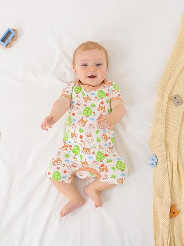 GUISBY Baby Boys or Girls Snap-up Romper, Unisex Baby Clothes Newborn to Infant Sizes (Newborn - 24 Months) in Kuwait