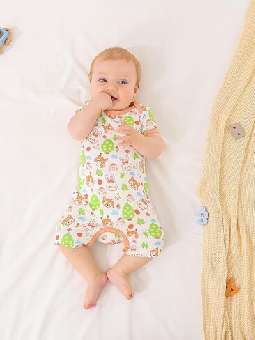 GUISBY Baby Boys or Girls Snap-up Romper, Unisex Baby Clothes Newborn to Infant Sizes (Newborn - 24 Months) in Kuwait