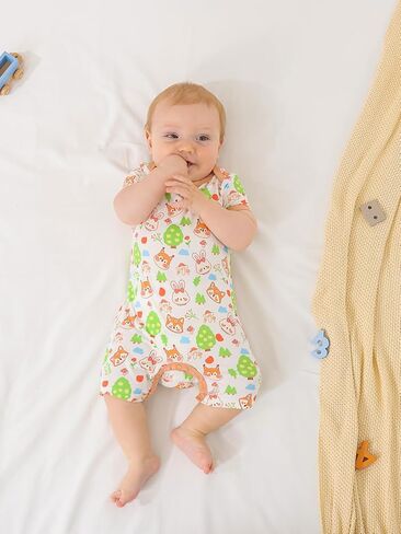 GUISBY Baby Boys or Girls Snap-up Romper, Unisex Baby Clothes Newborn to Infant Sizes (Newborn - 24 Months) in Kuwait