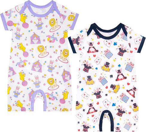 GUISBY Baby Boys or Girls Snap-up Romper, Unisex Baby Clothes Newborn to Infant Sizes (Newborn - 24 Months) in Kuwait