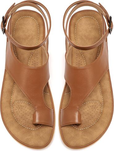 Aomigoct Flat Sandals for Women Dressy: Adjustable Comfortable Summer Sandals for Women 2026 - Anti-slip & Breathable Ladies Casual Walking Shoes in Kuwait