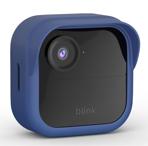 حافظة واقية من السيليكون لجهاز Blink Outdoor 4 الجديد كليًا (الجيل الرابع)، حافظة واقية من السيليكون المقاوم للماء لجلد جرس الباب (Blink Outdoor 4، أزرق) 3 قطع in Kuwait