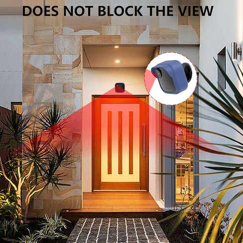حافظة واقية من السيليكون لجهاز Blink Outdoor 4 الجديد كليًا (الجيل الرابع)، حافظة واقية من السيليكون المقاوم للماء لجلد جرس الباب (Blink Outdoor 4، أزرق) 3 قطع in Kuwait
