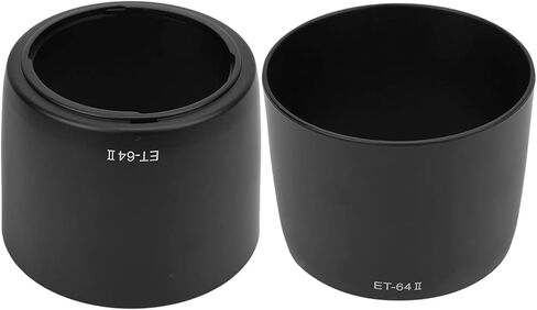 ET-64II Lens Hood, Camera Lens Sunshade Rainproof Cover Replacement 58mm for EF 75-300mm F/4-5.6 is USM in Kuwait