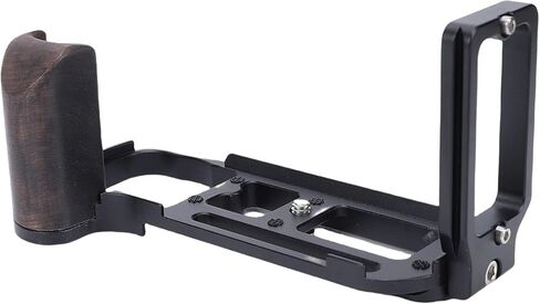 Arrow Storage Case L Plate Hand Grip for DF Camera, CNC Aluminum Alloy LBracket with Blackwood Handle, Vertical & Tripod Mount, Includes Wrenches (Black) in Kuwait