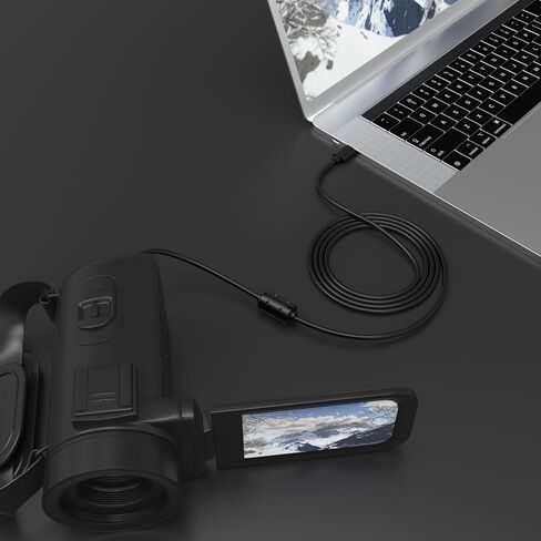 Sqrmekoko 5FT USB Type-C to Mini USB Cable Compatible with Sony Handycam DCR-SR82/SR82C/SR85/SR87/SX40/SX41/SX60, 2-in-1 Data & Charging Cord in Kuwait