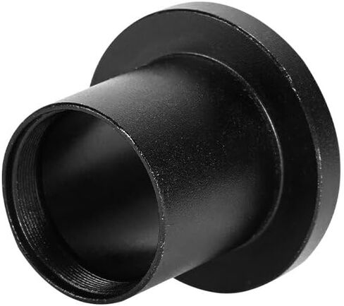 Optical Instruments for 23.2mm to C Mount Adapter Microscope Eyepiece Camera Connector Industrial Video Biological Stereo Microscope Accessory Metal（Color:Black in Kuwait