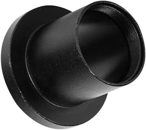 Optical Instruments for 23.2mm to C Mount Adapter Microscope Eyepiece Camera Connector Industrial Video Biological Stereo Microscope Accessory Metal（Color:Black in Kuwait