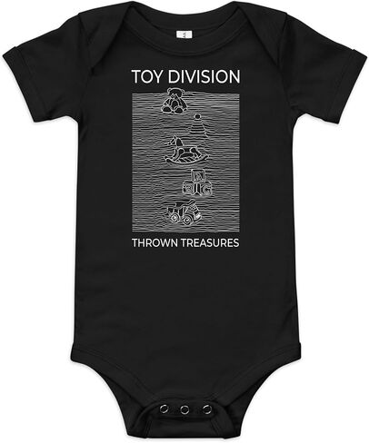 قطعة واحدة للأطفال من TOY DIVISION، قطن 100%، مقاسات 3-24 شهرًا، للأطفال من الجنسين، هدية مثالية للأطفال لمحبي Joy Division in Kuwait