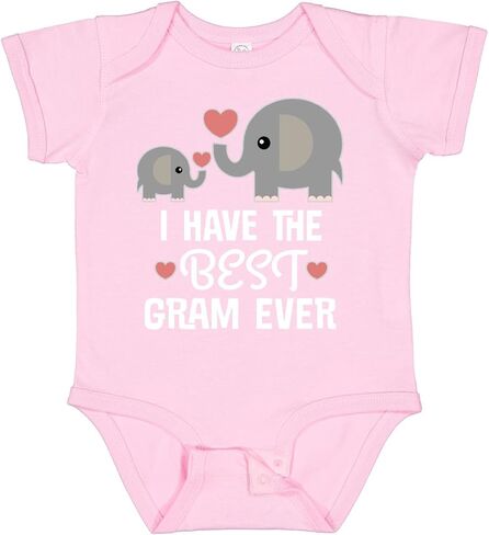 بدلة أطفال من Inktastic Best Gram Ever Grandchild in Kuwait