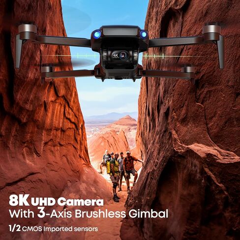 Bwine F7MINI 8K AI Drone + Bwine 65W USB C Charger, Original Charger, Double Charging Speed and Security in Kuwait
