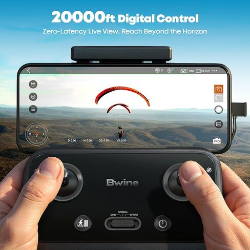 Bwine F7MINI 8K AI Drone + Bwine 65W USB C Charger, Original Charger, Double Charging Speed and Security in Kuwait