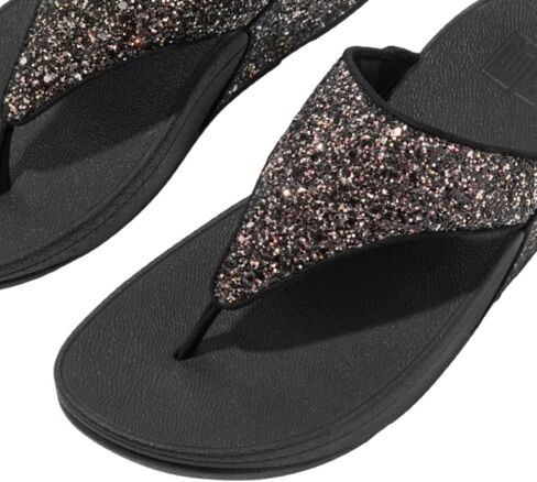 FitFlop Lulu Multi-Tonal Glitter Toe-Post Sandals in Kuwait