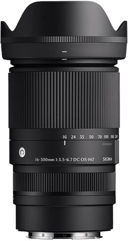 16-300mm f/3.5-6.7 DC OS Contemporary Lens for Fujifilm X, Bundle with 67mm Filter Kit, PC Software Kit, Cap Keeper and Cleaning Kit in Kuwait