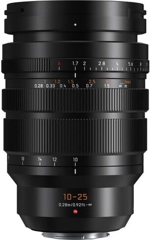 Panasonic Leica DG Vario-Summilux 10-25mm Lens (H-X1025) Bundle Including: 64 GB Memory Card, Lens Pouch, 3-Piece Filter Kit, Lens Caps, Cap Keeper, Full Cleaning Kit, Card Reader, Card Wallet in Kuwait