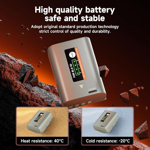 2 Pack BLX-1 Battery Olympus OMSystem OM-1/ OM1/ OM-1 ii / OM1 2 / OM-1 Mark II Mirrorless BLX-1 BLX1 Blx 1 SBCX-1 Lithium-Ion Replacement Camera Battery in Kuwait