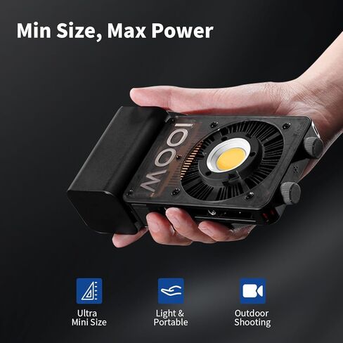 ZHIYUN CINEPEER CX100 LED فيديو ضوئي + ZHIYUN Mini Softbox in Kuwait