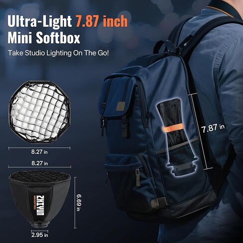 ZHIYUN CINEPEER CX100 LED فيديو ضوئي + ZHIYUN Mini Softbox in Kuwait