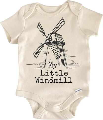 My Little Windmill Pop Punk Music - Baby Boy Girl Clothes Bodysuit Funny Cute in Kuwait