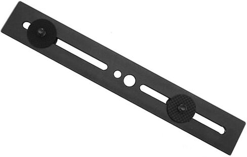 Flash Bracket Accessory Aluminum Alloy Compatible Black Double Head 1/4" Screw Hole and Hot Shoe Mount Camera Mount in Kuwait