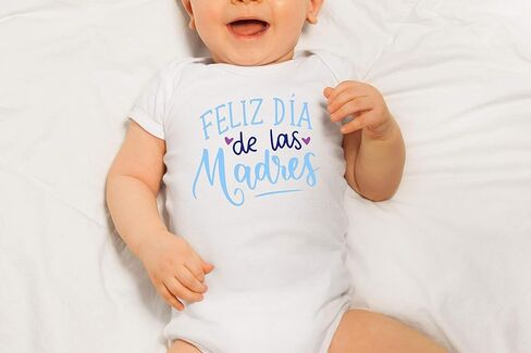 Feliz Dia de Las Madres Baby Bodysuit | Happy Mothers Day | Spanish | Toddler/Youth Shirt (Only 1 Bodysuit or Shirt) in Kuwait