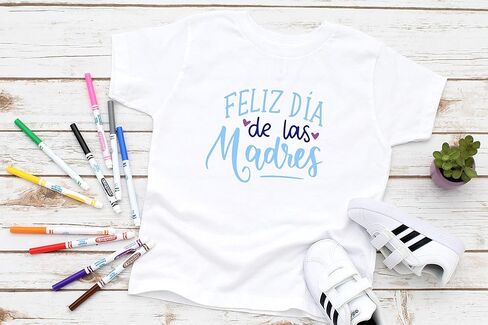 Feliz Dia de Las Madres Baby Bodysuit | Happy Mothers Day | Spanish | Toddler/Youth Shirt (Only 1 Bodysuit or Shirt) in Kuwait