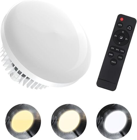 Skytex 1Pack 135W Photography Light Bulb DimmableLED Bulbs 2700-6400K Colour Temperatures Softbox Bulb in E27 Socket in Kuwait