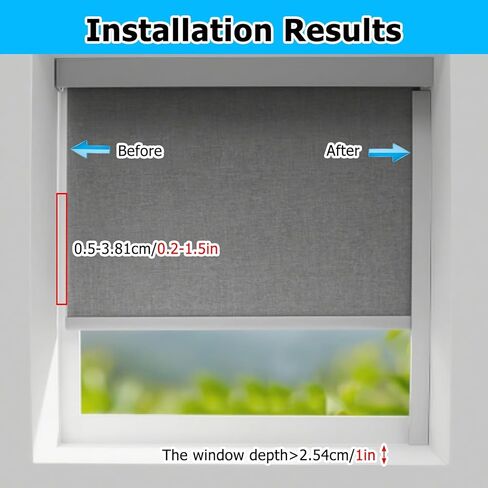Extra Long U-Channel Light Gap Blockers for Shades, Effective Light Blocking Strips for Blinds, Ideal for Nursery, Bedroom, Dorm Room, Prevents Light Leakage in Kuwait