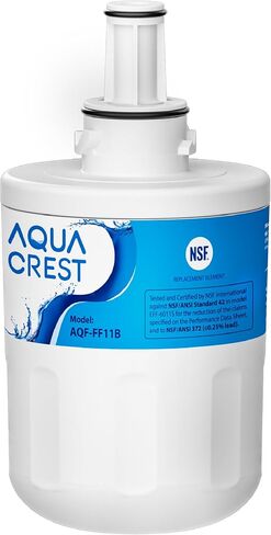 AQUA CREST DA29-00003G Refrigerator Water Filter, Replacement for Samsung DA29-00003G, DA29-00003B, DA29-00003A, Aqua-Pure Plus, HAFCU1, RFG237AARS, FMS-1, RS22HDHPNSR, RSG257AARS, WSS-1 (1 Pack) in Saudi Arabia