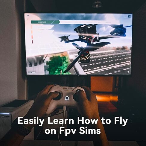BETAFPV Cetus FPV Kit RTF لطائرة السباق بدون طيار مع جهاز إرسال LiteRadio 2 SE VR02 FPV Goggles، طقم الطائرة بدون طيار FPV للمبتدئين للطيران بشكل أسرع in Kuwait