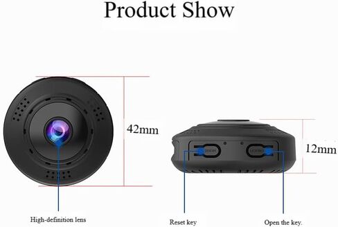 Home Surveillance Camera, high-Definition Night Vision, WiFi, Remote Mobile Viewing in Kuwait
